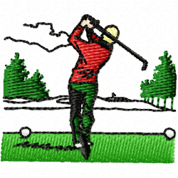 Landscapes Embroidery Design 8